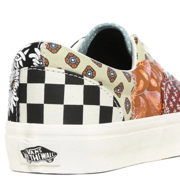 🆕Vans | Vans Era Tiger Patchwork Sneakers Size 6 women's 4.5 mens - Picture 7 of 14